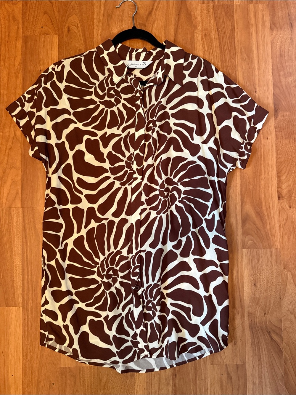 Fighting Eel Nautilus Print Dress